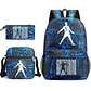 Lightweight Casual Backpack Set – 3 Pieces - thumbnail 1