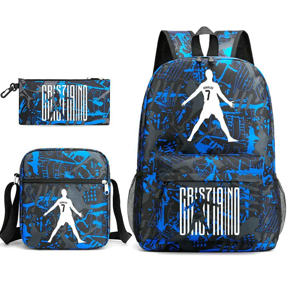 Lightweight Casual Backpack Set – 3 Pieces 1
