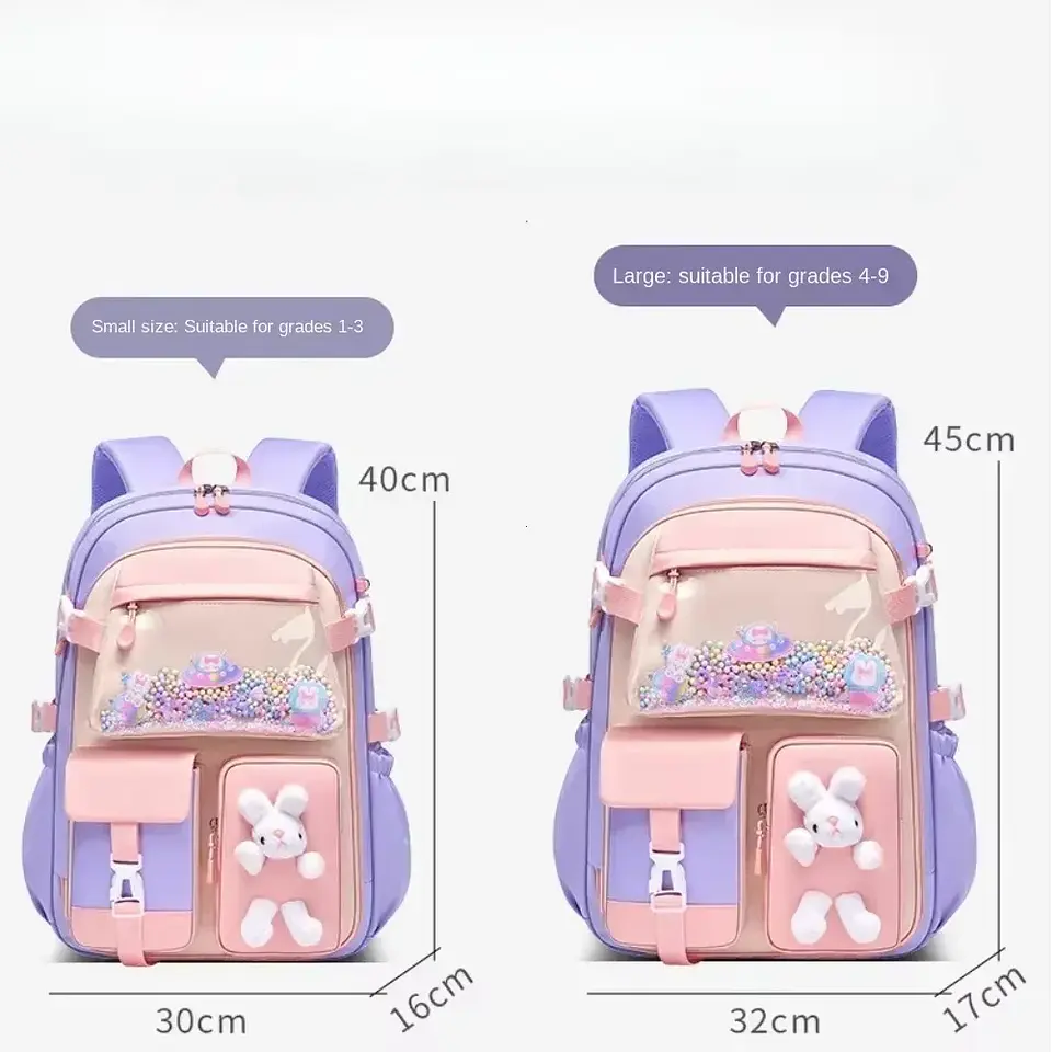 Kawaii Waterproof Schoolbag – Primary School Girls 4