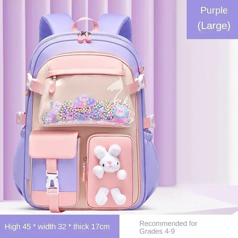 Kawaii Waterproof Schoolbag – Primary School Girls 7