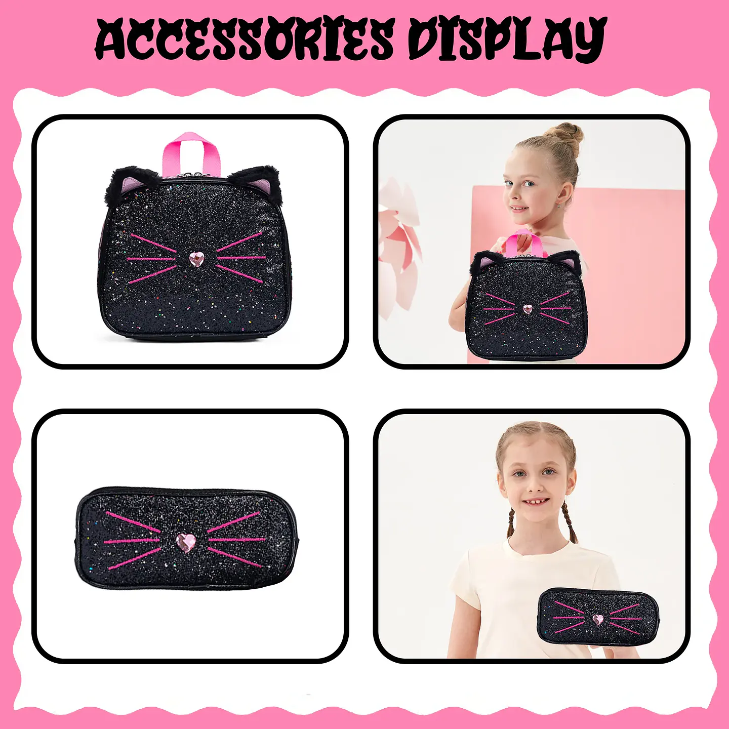 Aesthetic Girls Backpack Set – Lunch Box & Pencil 4