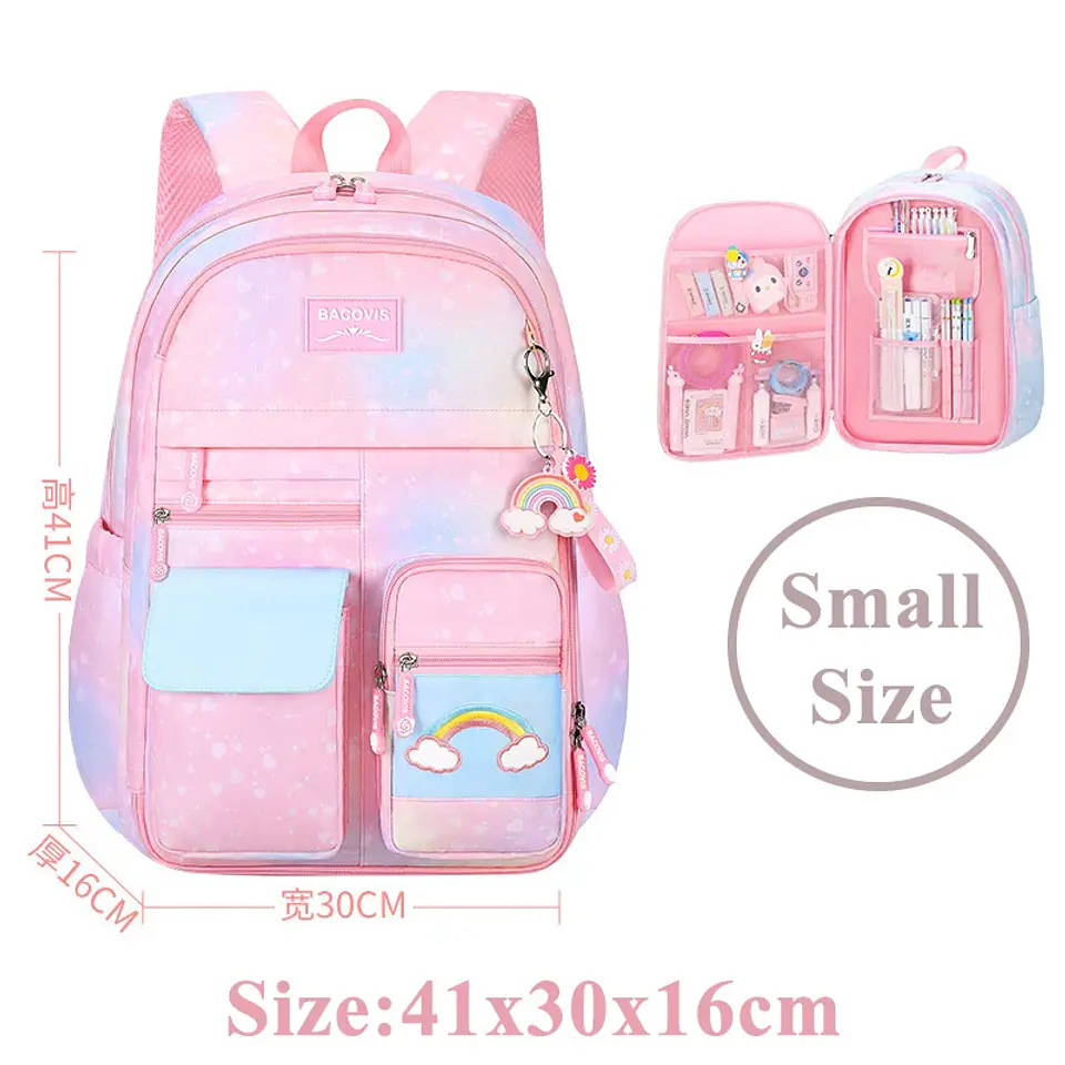 Cute Canvas Backpack for Girls – Large Capacity 10