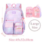 Cute Canvas Backpack for Girls – Large Capacity - thumbnail 11