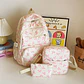 Bow Print Backpack Set – 3 Pieces - thumbnail 8