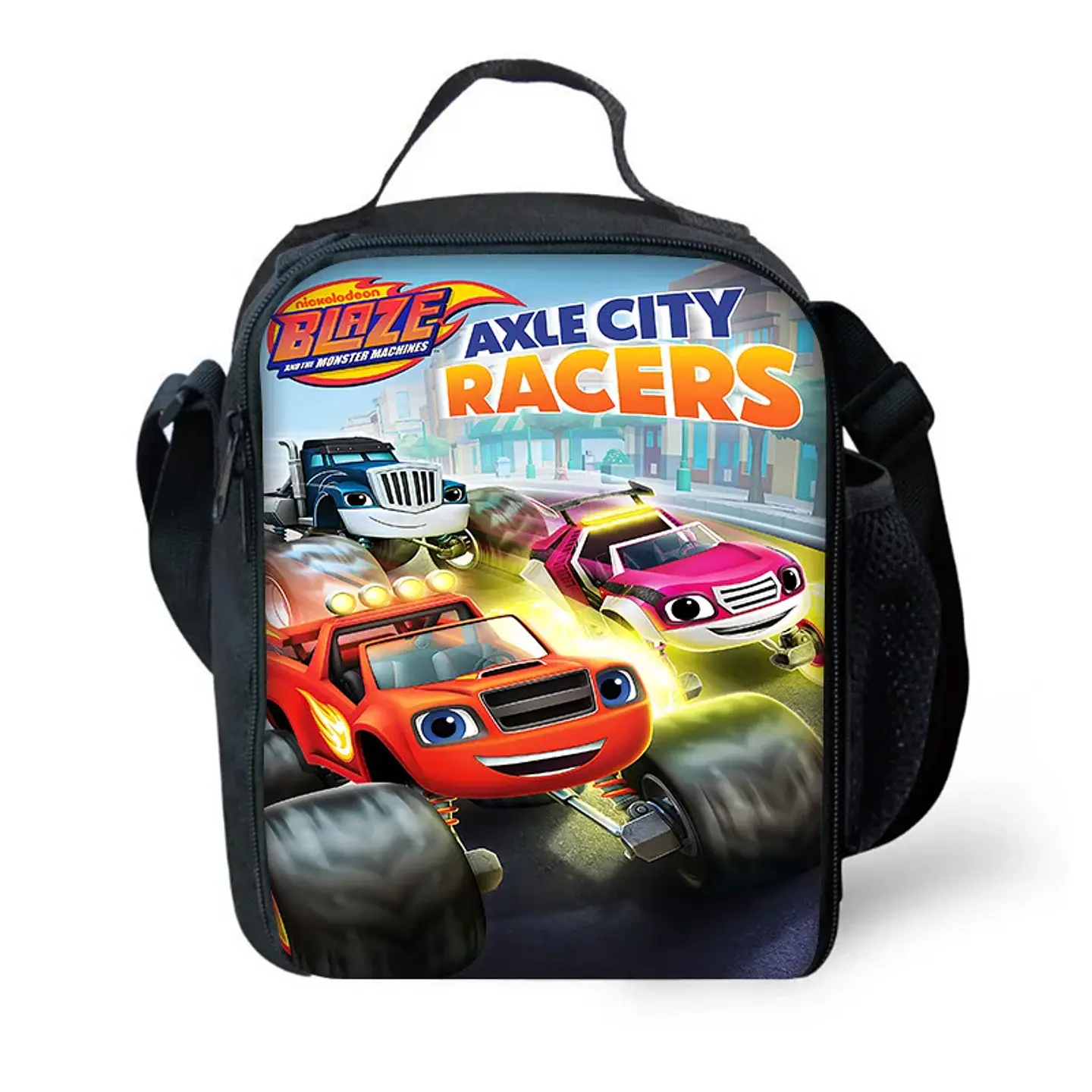 Cartoon Vehicle Backpack Set – Lunch Bag & Pencil 9