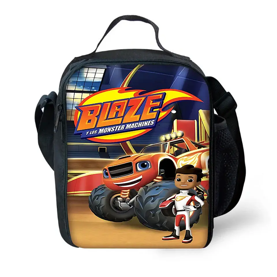 Cartoon Vehicle Backpack Set – Lunch Bag & Pencil 10