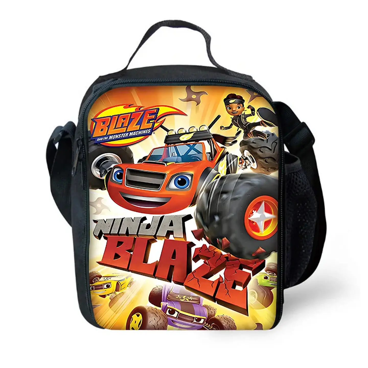 Cartoon Vehicle Backpack Set – Lunch Bag & Pencil 11