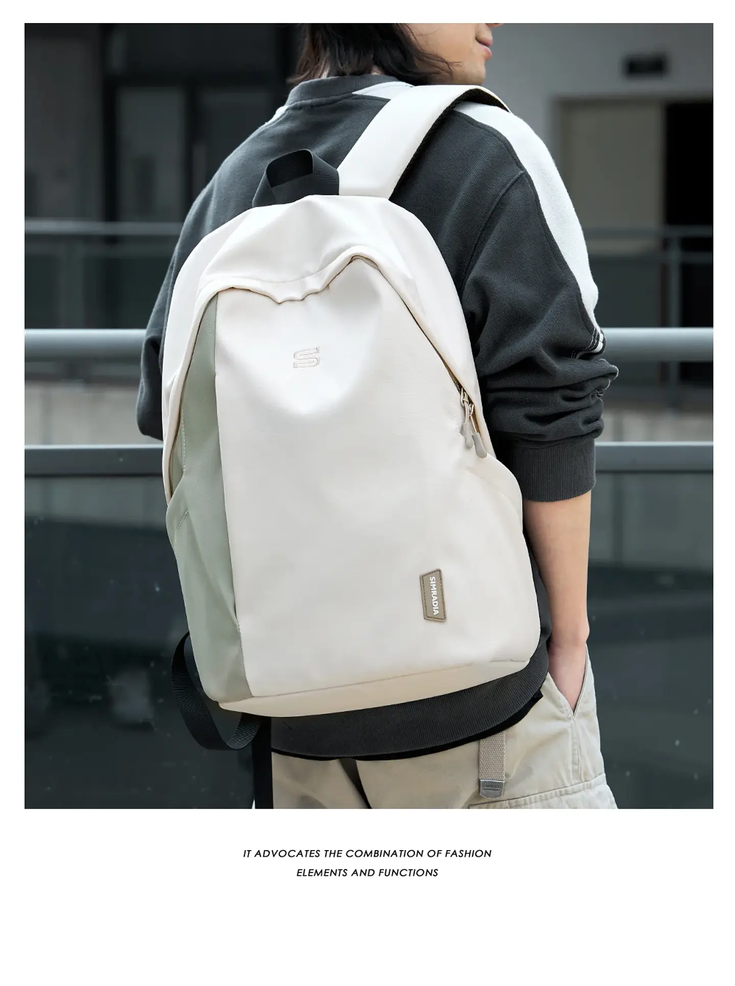Minimalist Laptop Backpack – Waterproof Unisex 14