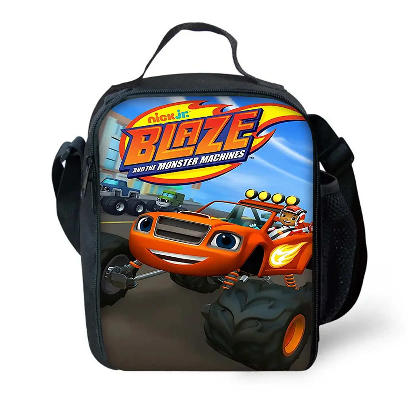 Cartoon Vehicle Backpack Set – Lunch Bag & Pencil 12