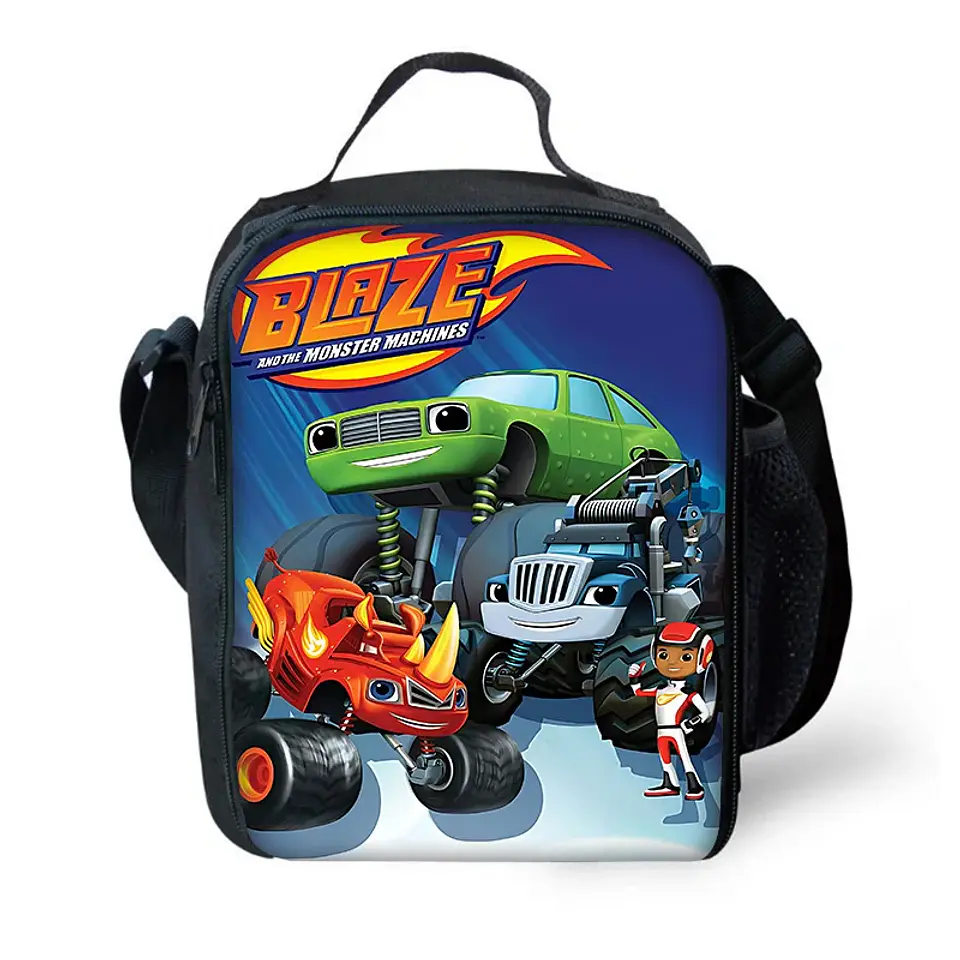 Cartoon Vehicle Backpack Set – Lunch Bag & Pencil 13
