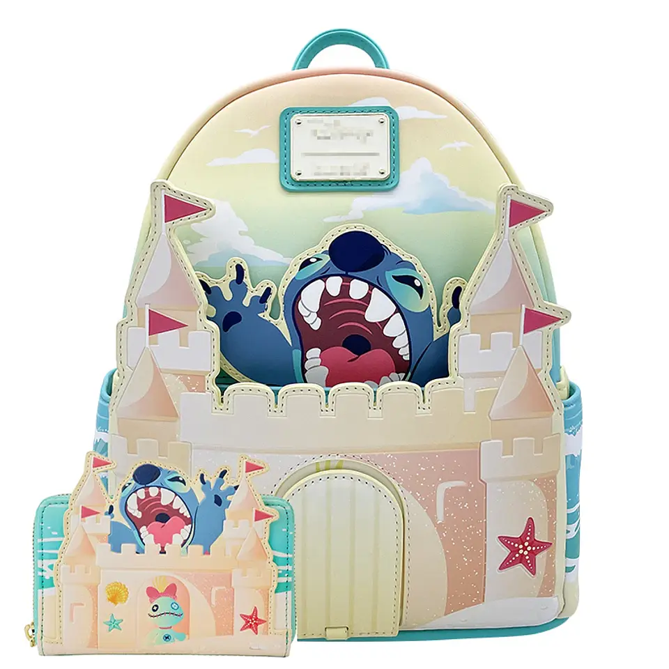 Tropical Cartoon Mini Backpack & Wallet Set 17