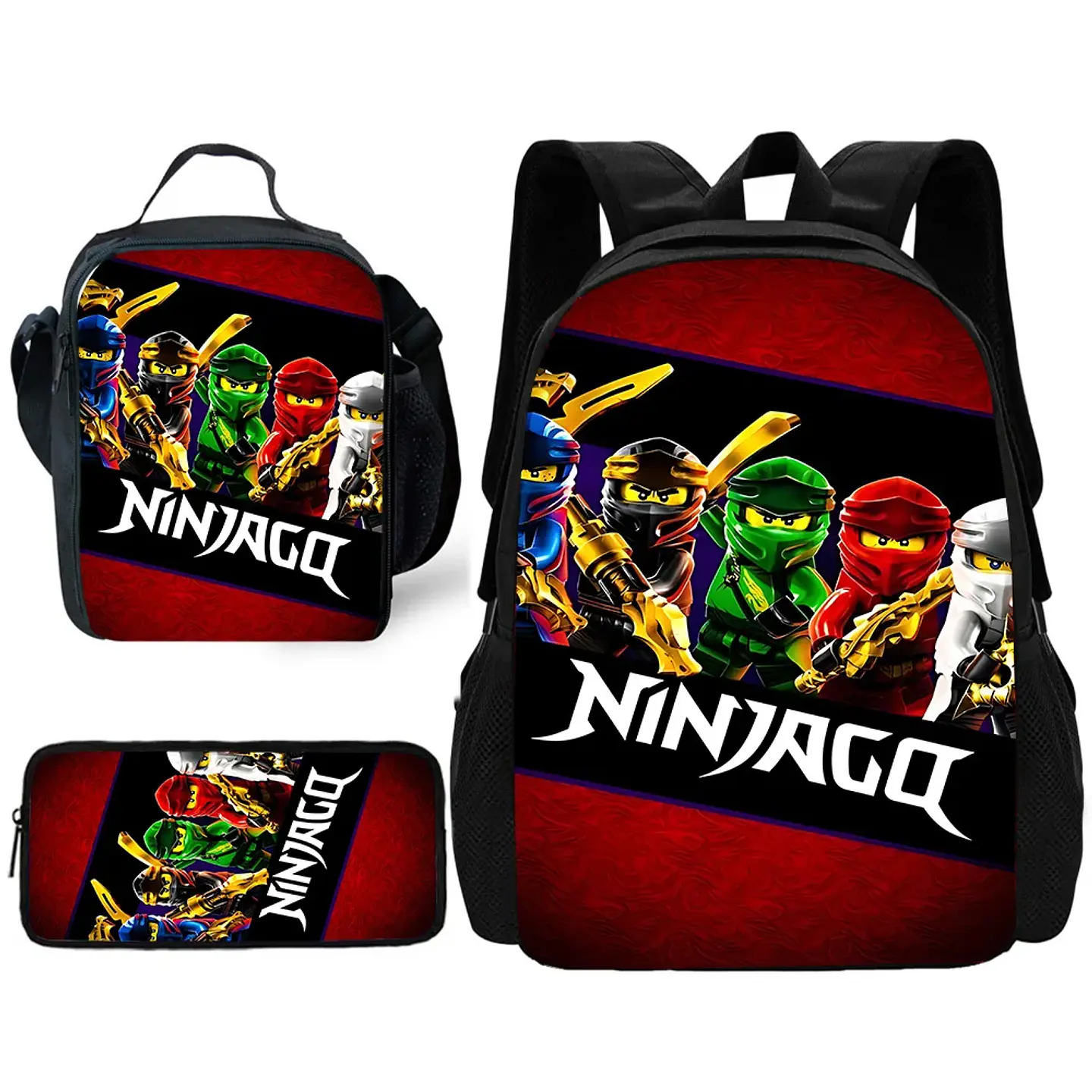 Action Hero Backpack Set – Lunch Bag & Pencil 20
