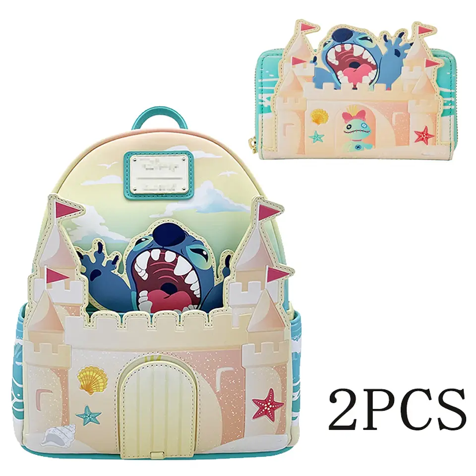 Tropical Cartoon Mini Backpack & Wallet Set 20