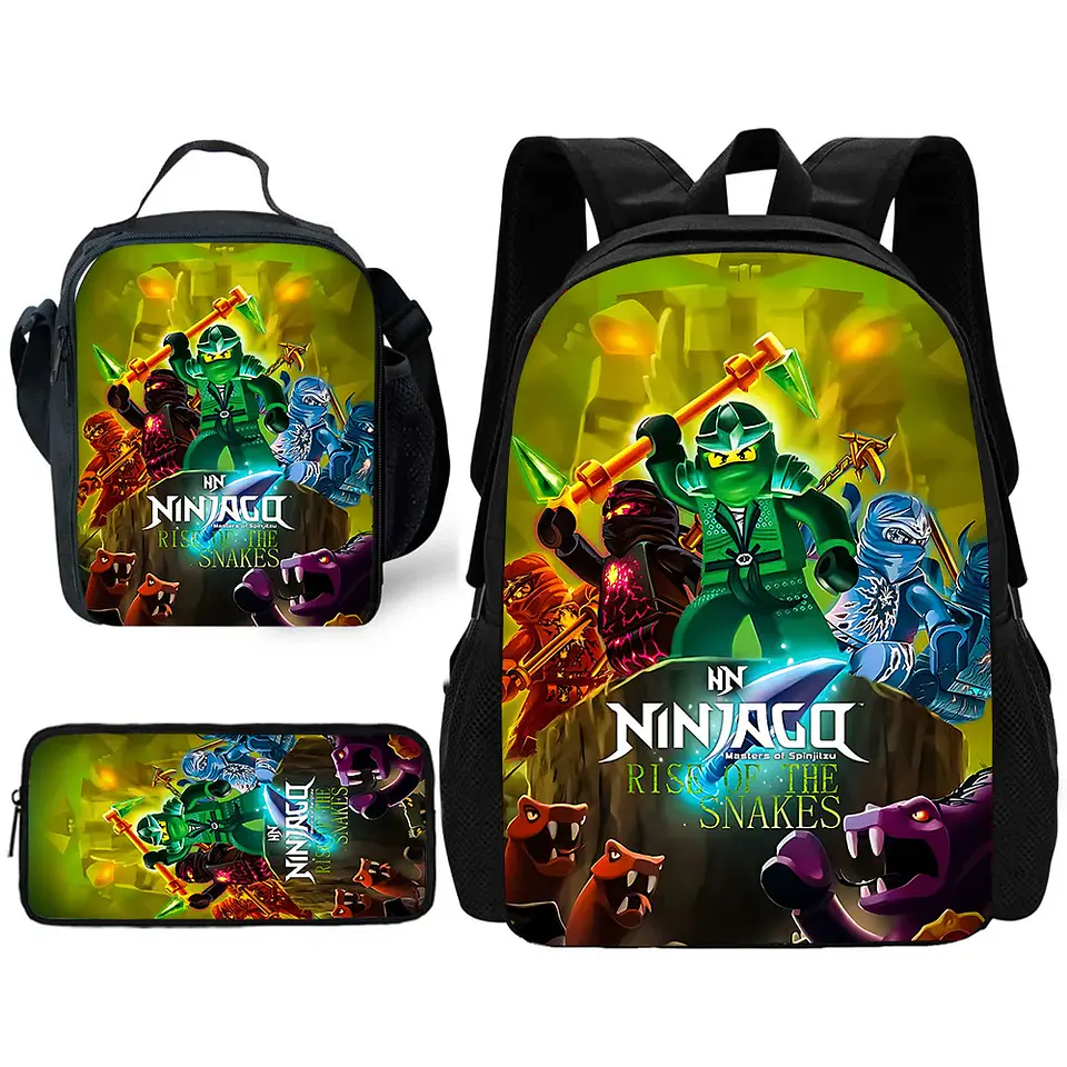 Action Hero Backpack Set – Lunch Bag & Pencil 22