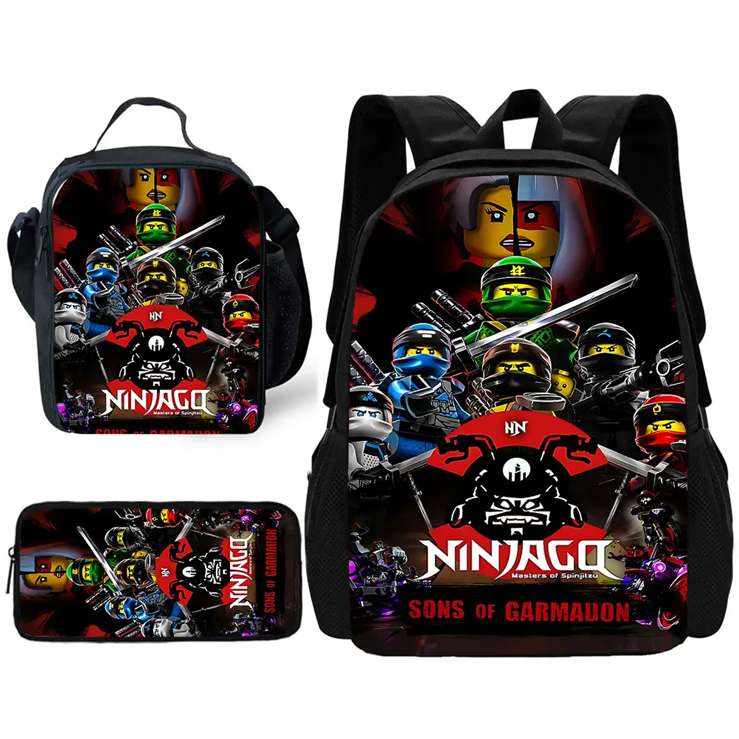 Action Hero Backpack Set – Lunch Bag & Pencil 23