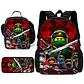 Action Hero Backpack Set – Lunch Bag & Pencil - thumbnail 24