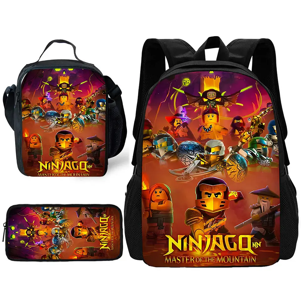 Action Hero Backpack Set – Lunch Bag & Pencil 26