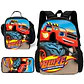 Cartoon Vehicle Backpack Set – Lunch Bag & Pencil - thumbnail 22