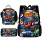 Cartoon Vehicle Backpack Set – Lunch Bag & Pencil - thumbnail 24
