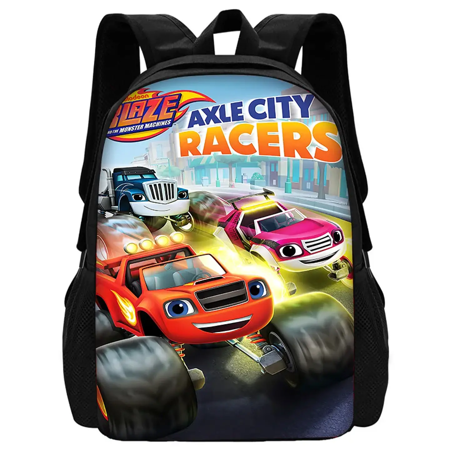 Cartoon Vehicle Backpack Set – Lunch Bag & Pencil 32