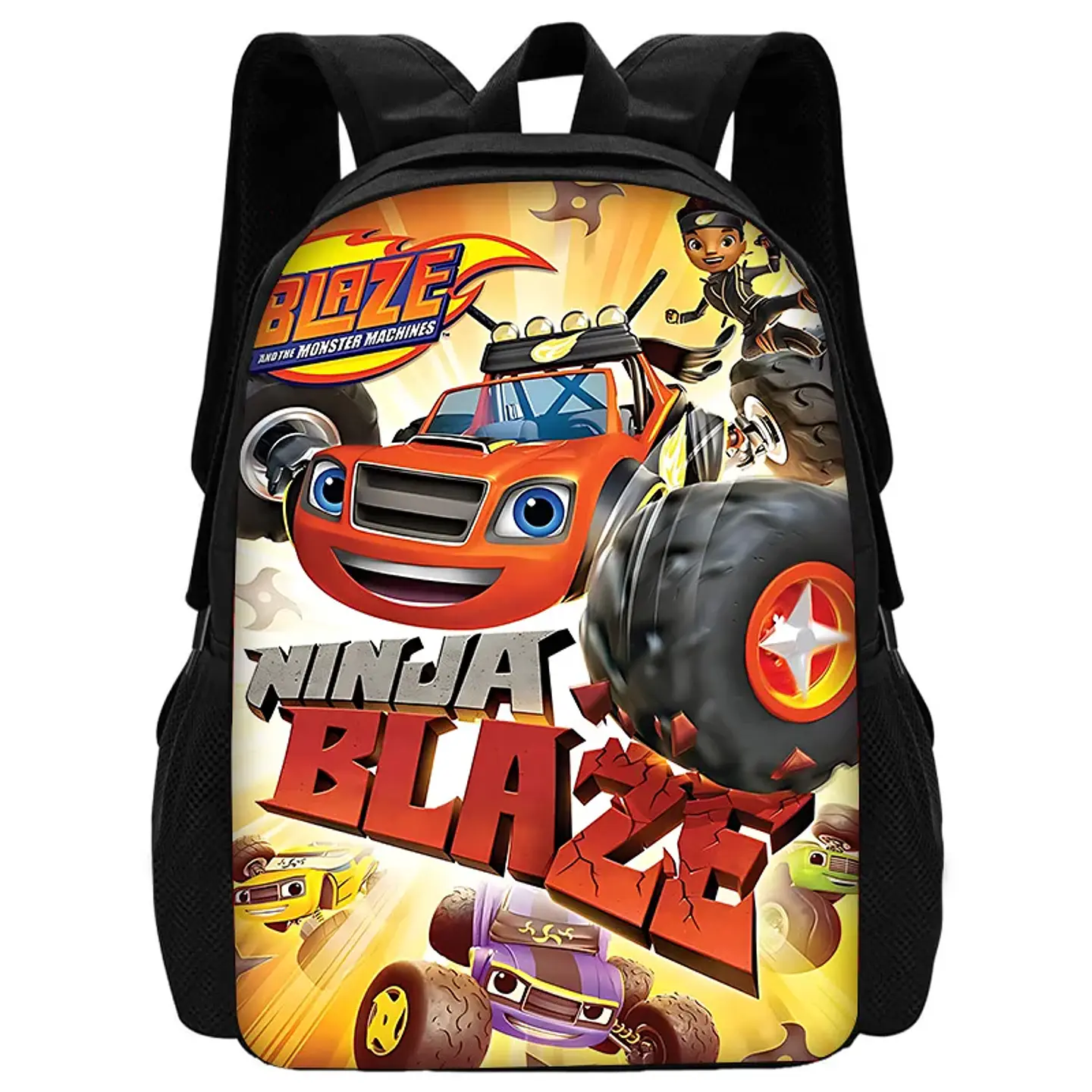 Cartoon Vehicle Backpack Set – Lunch Bag & Pencil 33