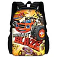Cartoon Vehicle Backpack Set – Lunch Bag & Pencil - thumbnail 33