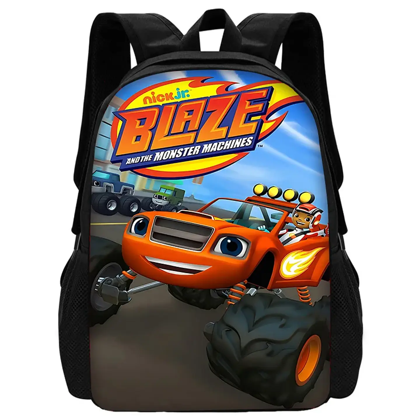 Cartoon Vehicle Backpack Set – Lunch Bag & Pencil 34