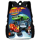 Cartoon Vehicle Backpack Set – Lunch Bag & Pencil - thumbnail 35