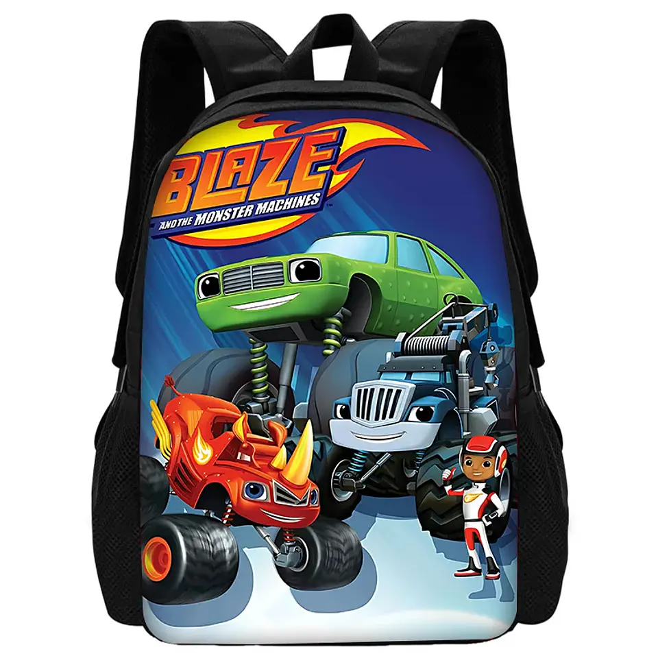 Cartoon Vehicle Backpack Set – Lunch Bag & Pencil 35