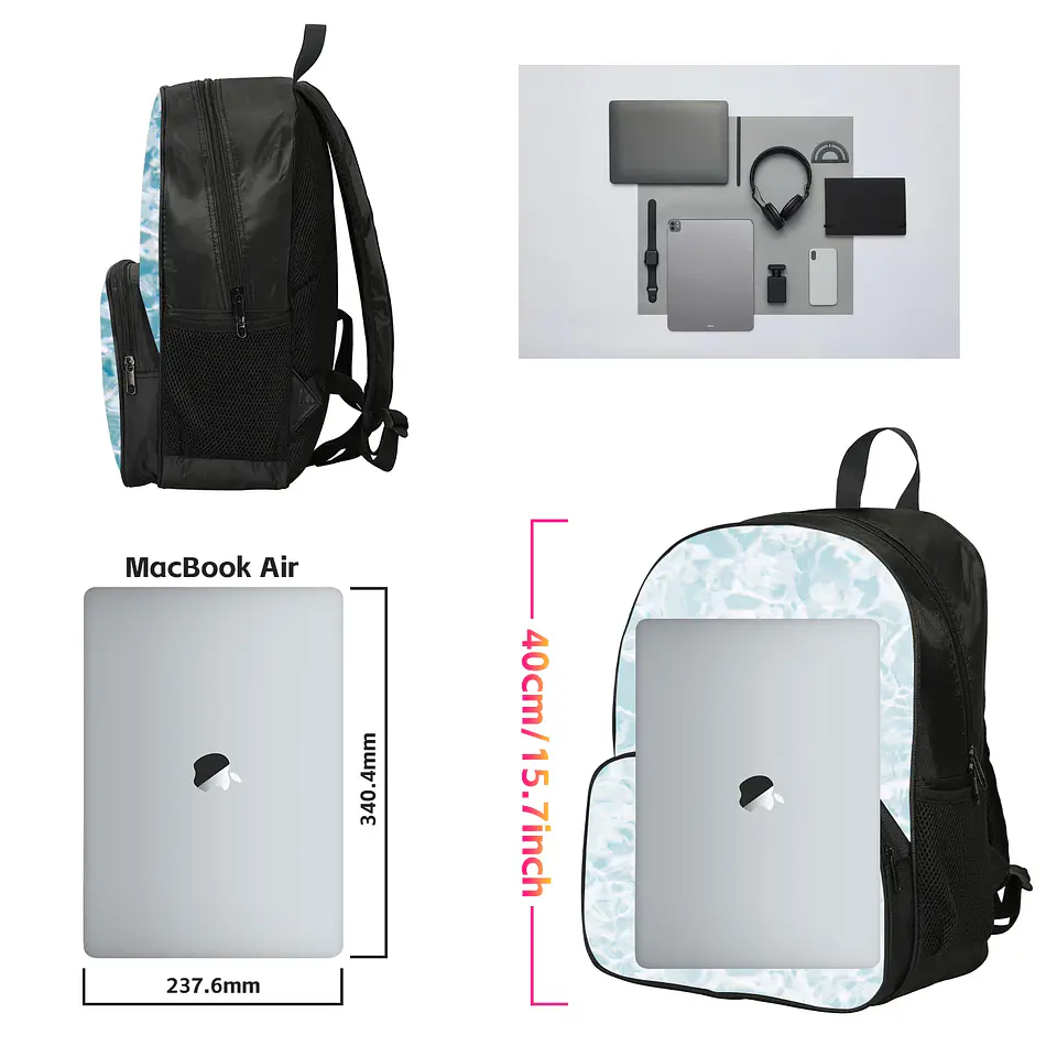 Gaming Adventure Backpack – Lightweight School Bag 34