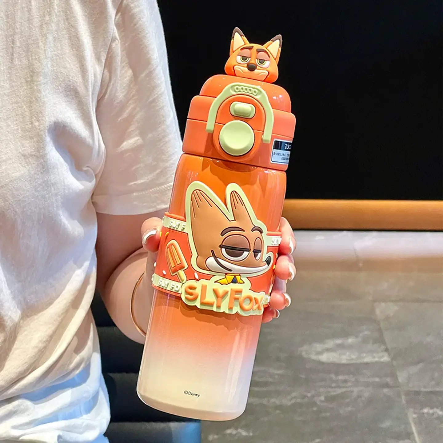 Animal Character Thermos Cup – Stainless Steel 7