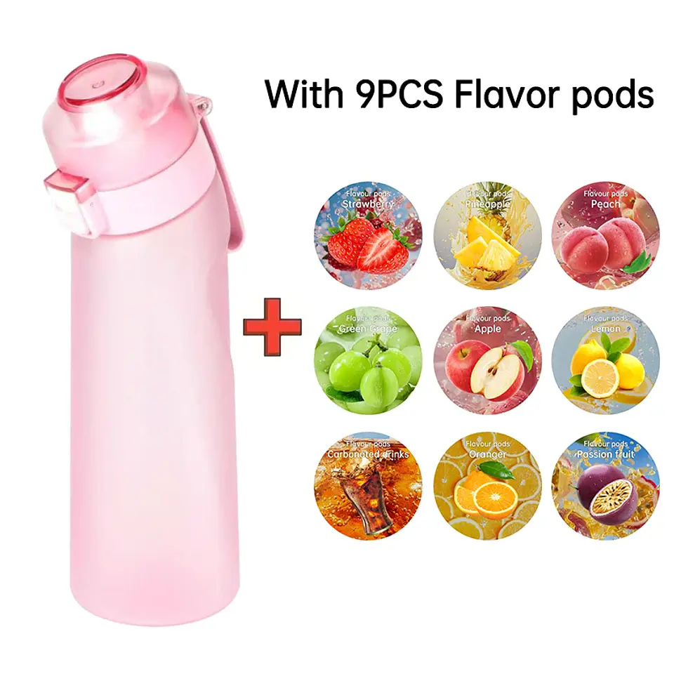 Flavored Water Bottle – 650ml with 9 Flavor Pods 13