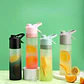 Spray Mist Water Bottle – 650ml with Straw - thumbnail 14