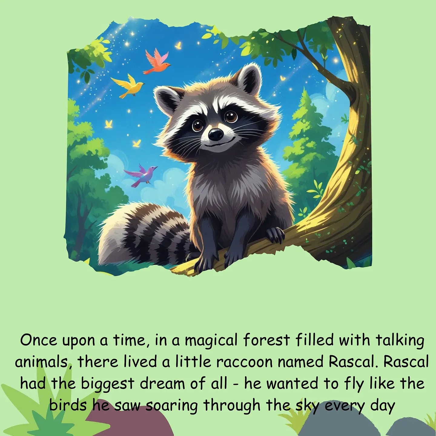 The Raccoon Who Wanted to Fly – Illustrated Ebook 5