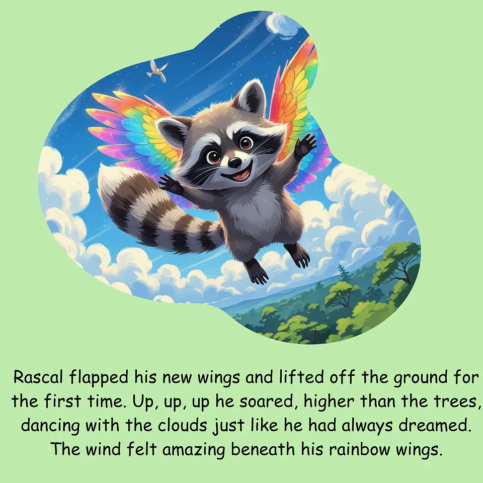 The Raccoon Who Wanted to Fly – Illustrated Ebook 6