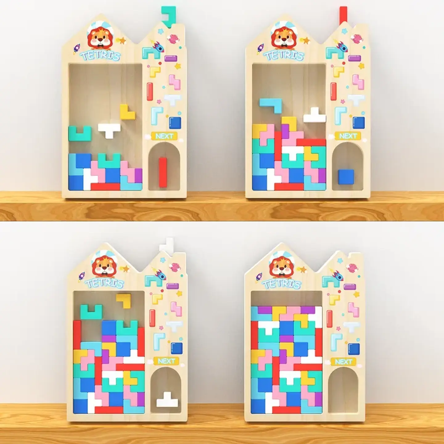3D Wooden Puzzle Blocks – Early Childhood Logic 2