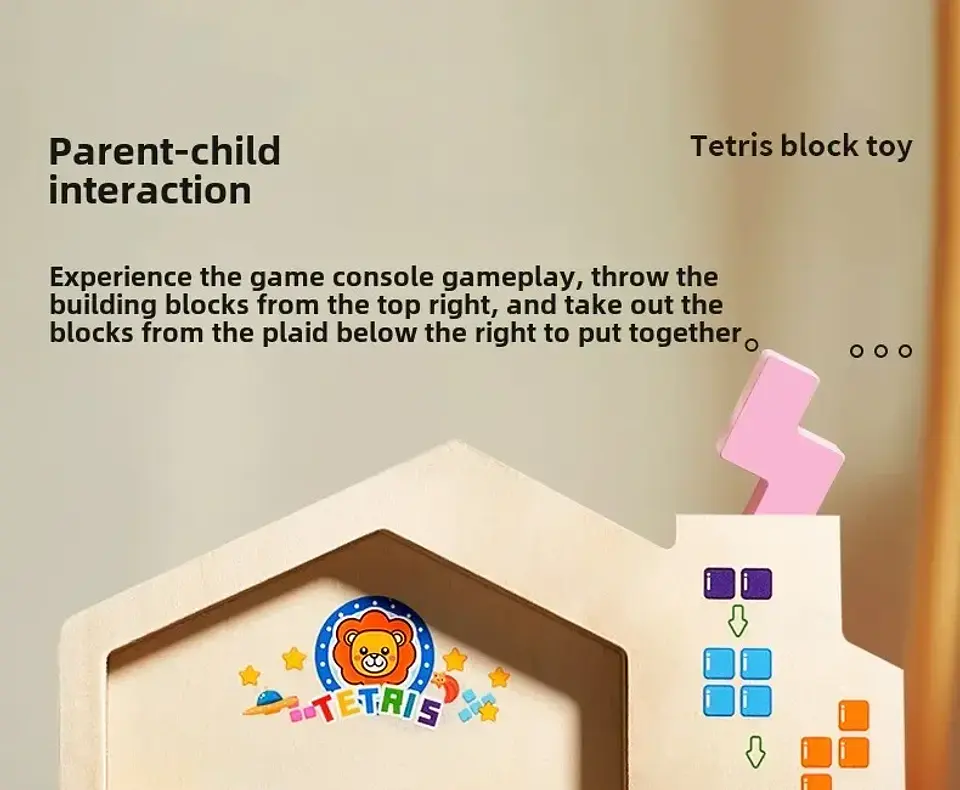 3D Wooden Puzzle Blocks – Early Childhood Logic 9