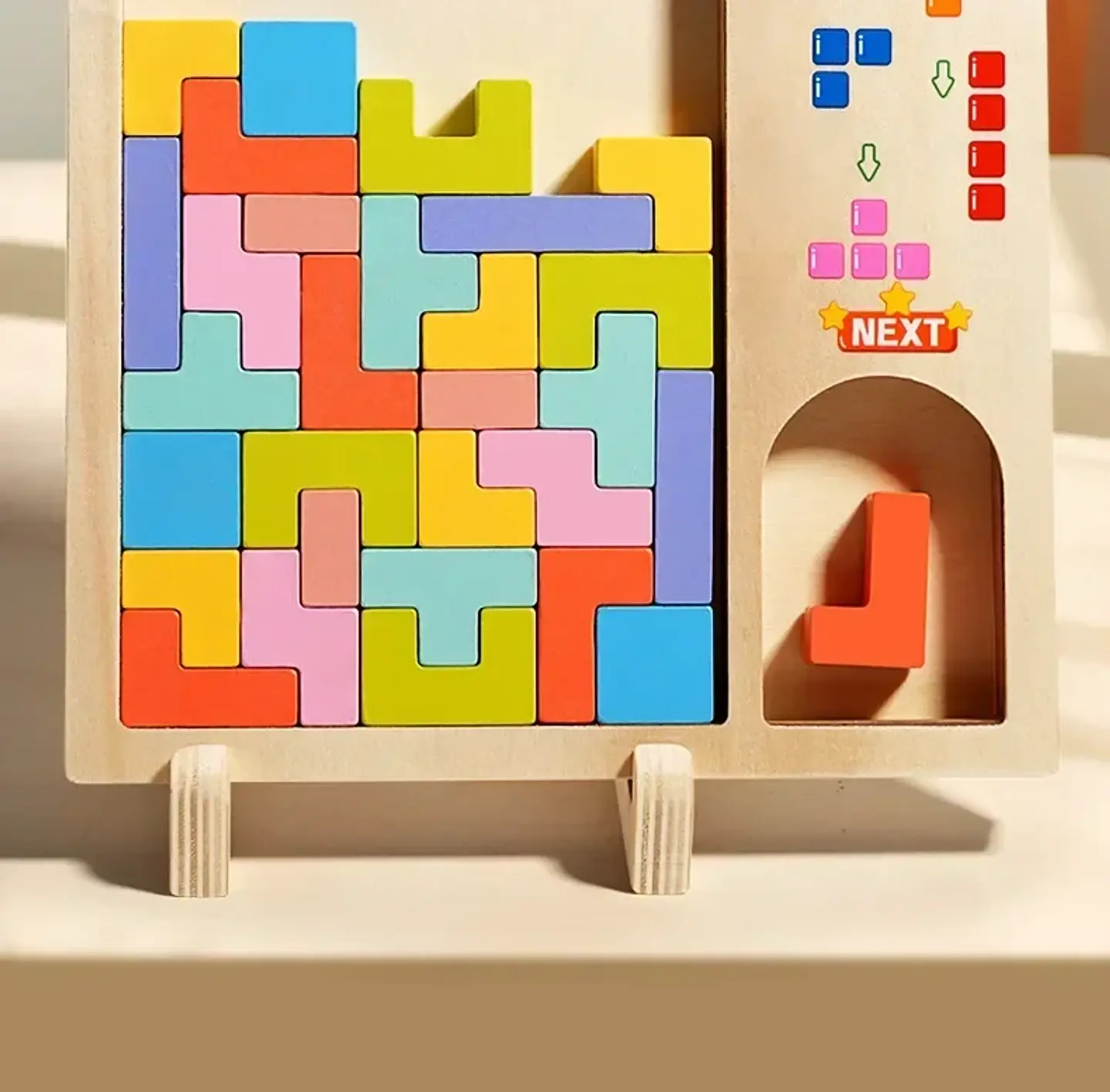 3D Wooden Puzzle Blocks – Early Childhood Logic 10
