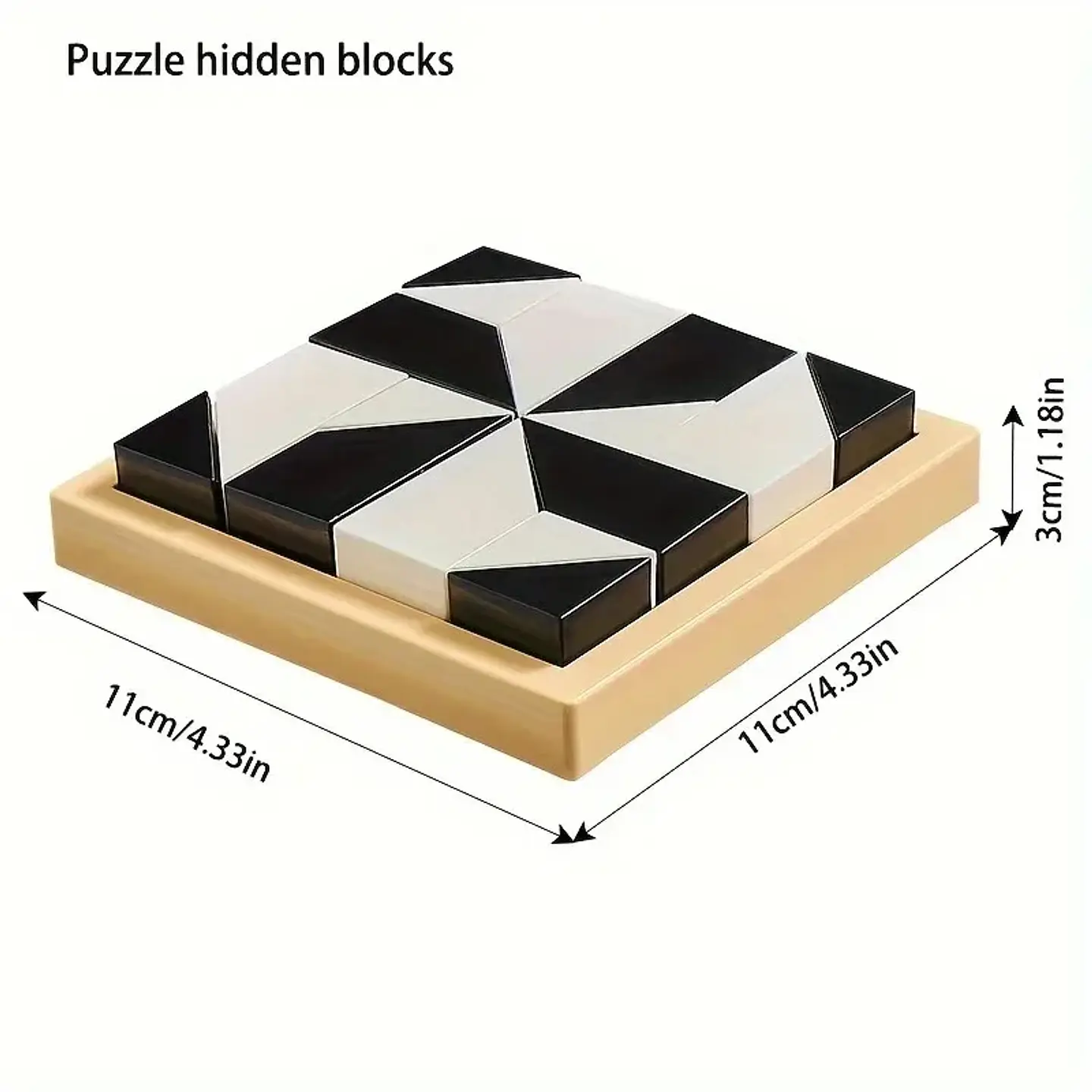 120-Level Hidden Block Puzzle – Logic Toy 14