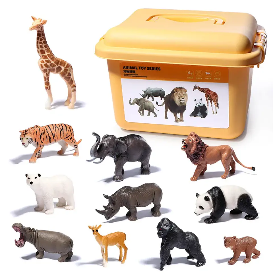 Wild Animal Figure Set – Early Education Kit 6