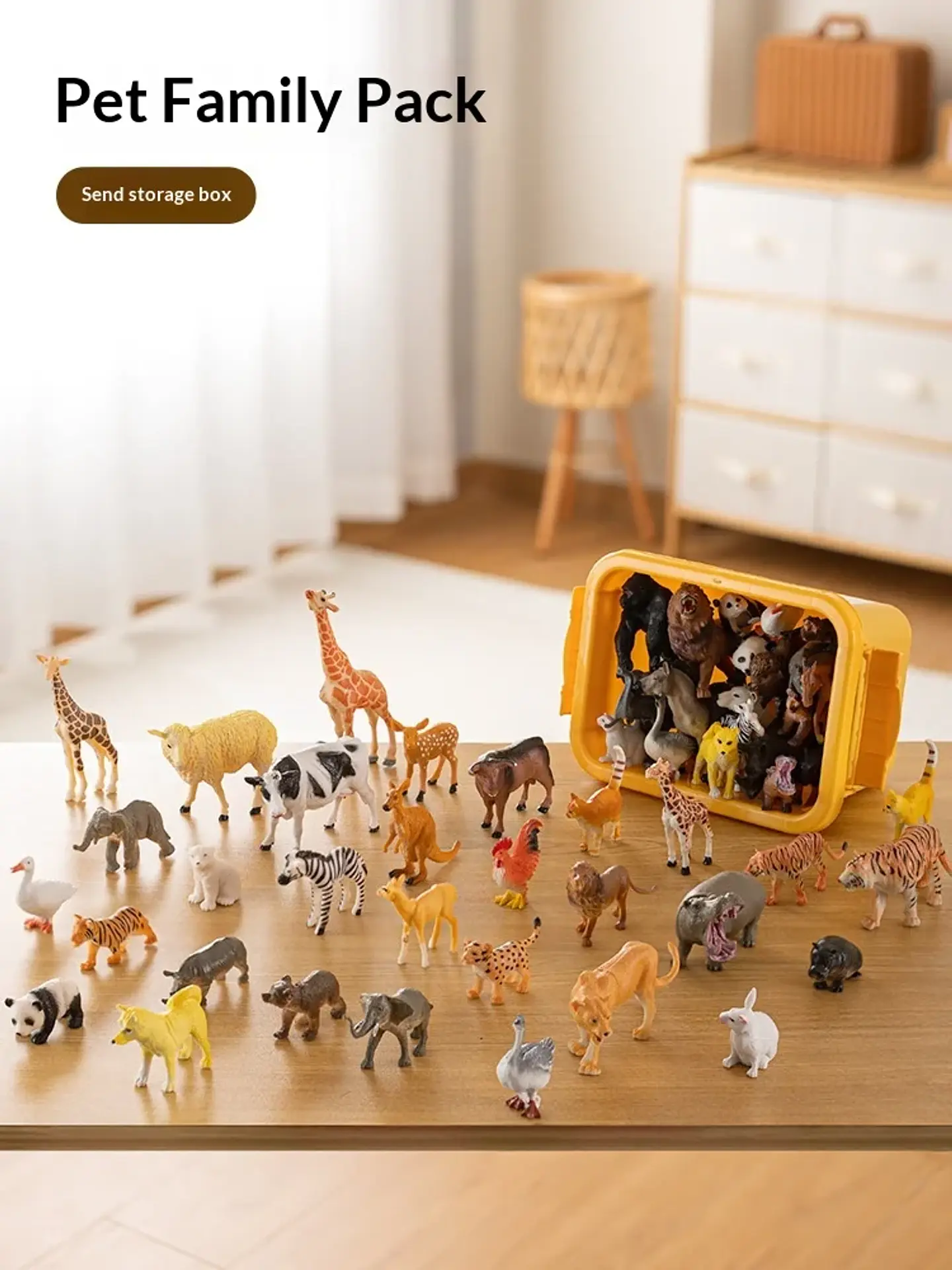 Wild Animal Figure Set – Early Education Kit 15