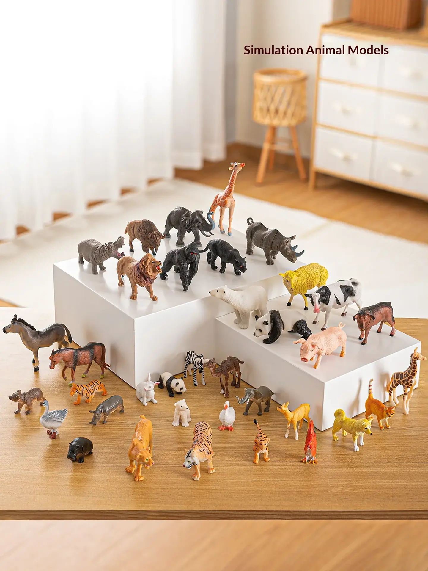 Wild Animal Figure Set – Early Education Kit 16