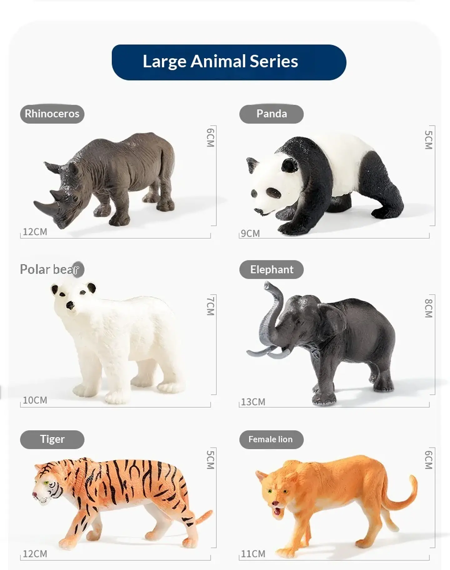 Wild Animal Figure Set – Early Education Kit 21
