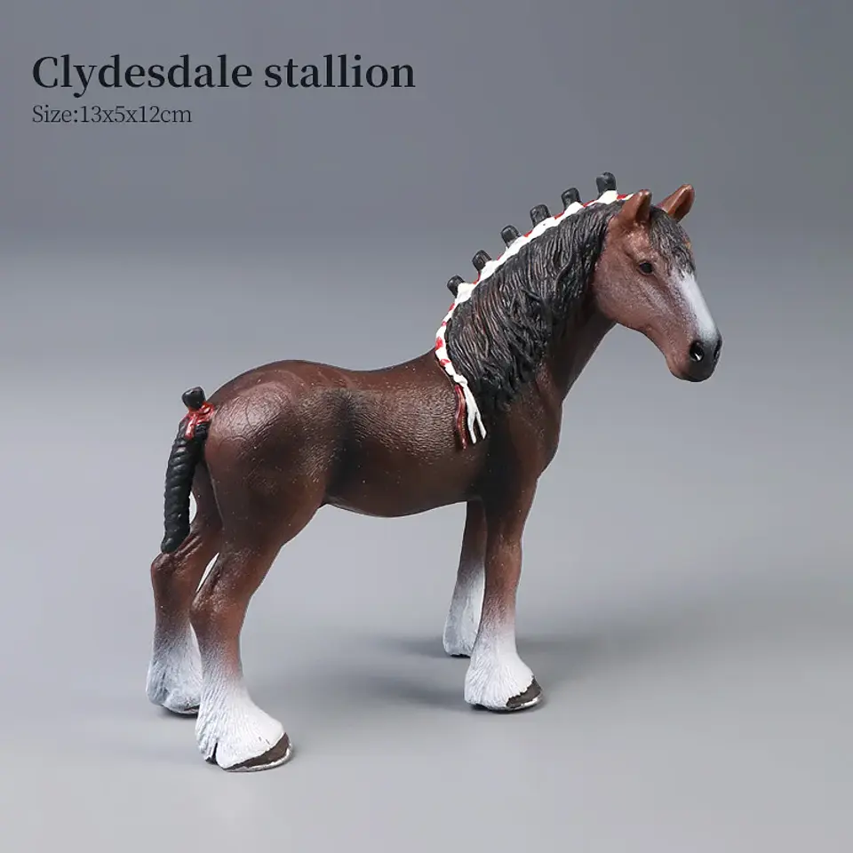Farm Animal Figure Set – Realistic PVC Models 12