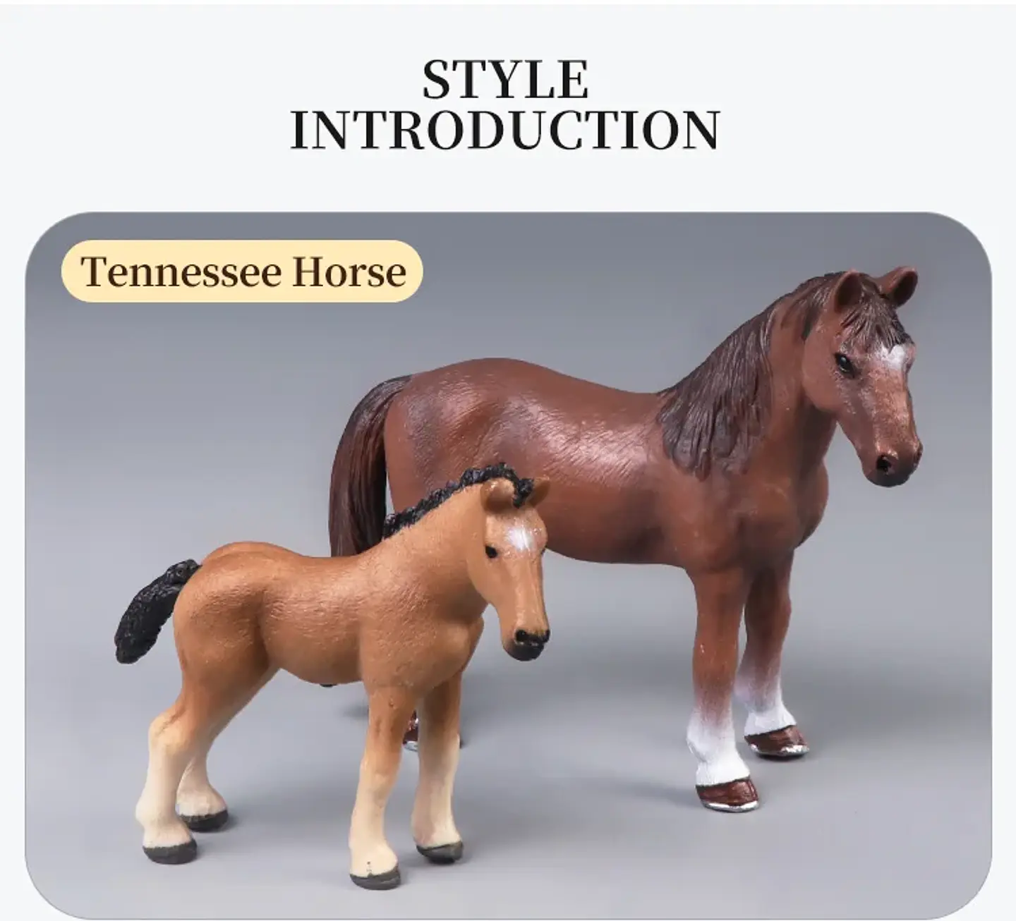 Farm Animal Figure Set – Realistic PVC Models 23
