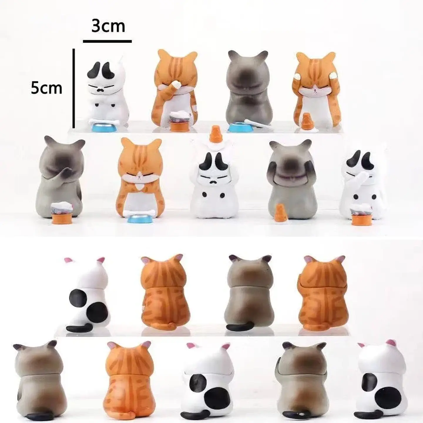 Kawaii Cat Doll Ornament Figures – Mini PVC 2