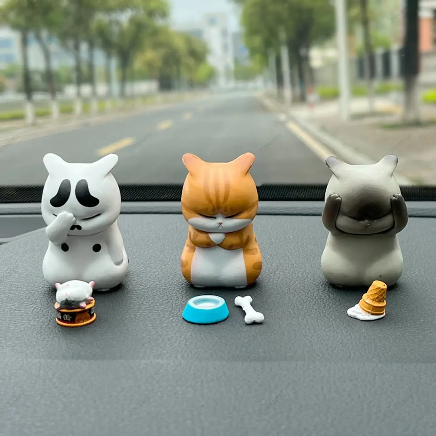 Kawaii Cat Doll Ornament Figures – Mini PVC 3