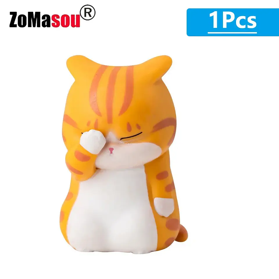 Kawaii Cat Doll Ornament Figures – Mini PVC 8