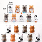 Kawaii Cat Doll Ornament Figures – Mini PVC - thumbnail 11