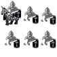Medieval Military Building Block Set – Warriors - thumbnail 36